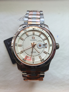 雅格宾利时尚运动系列蓝宝石玻璃全钢材质进口机芯机械手表0人付款