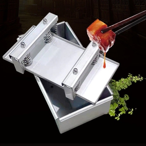 不锈钢压肉器培根熟肉成型工具熟食店猪头肉厨房方砖自制压肉神器