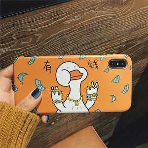 韩国卡通鸭子手机壳