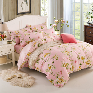 杉杉家纺全棉斜纹四件套纯棉床笠款床单款套件床上用品包邮