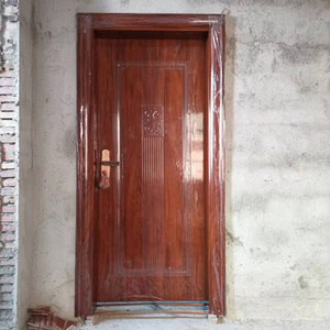 钢木门 套装门 佛山厂家钢质门电解板仿木门室内门防盗室外门房