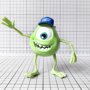 怪兽电力公司怪物大学 大眼仔可动公仔摆件模型