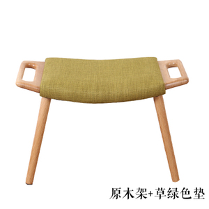 北欧实木创意沙发凳时尚换鞋凳子坐凳床前凳茶几凳布艺休闲凳简约