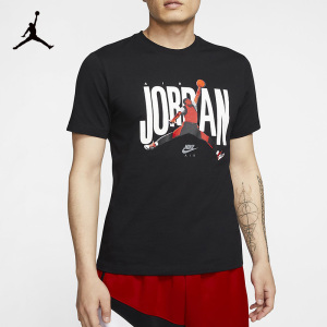 nike耐克男子短袖air jordan aj乔丹圆领休闲运动篮球t恤男cj6307