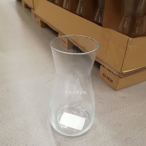 ikea宜家正品经济款卡拉夫餐用水瓶透明玻璃晾开水杯也可用作花瓶