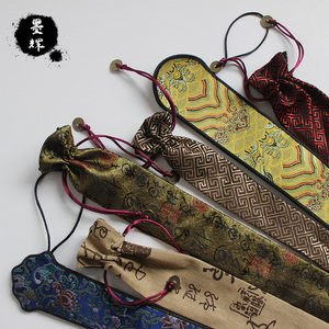 扇子扇套宣纸折扇扇袋锦缎刺绣麻布7寸8寸9寸9.5寸10寸中国风复古