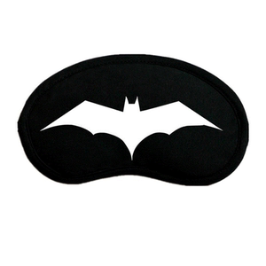 秀花梦韩版创意文字睡眠遮光眼罩卡通可爱冰袋护眼睡觉蝙蝠侠眼罩