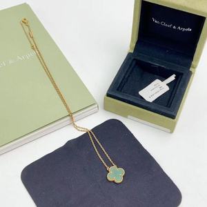 【阿飞家】二手 vca 梵克雅宝 绿贝母项链 230521