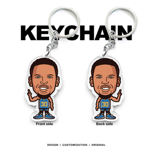 本队 库里 球衣卡通钥匙扣钥匙链 挂件挂饰