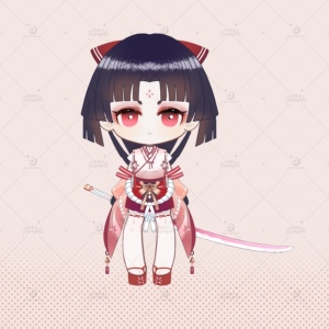 【吸猫使者】q版阴阳师周边 妖刀姬 亚克力立牌 挂件 烤瓷挂画