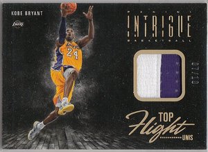 nba球星卡 panini kobe 湖人队mvp 科比 阴谋双色patch金限10