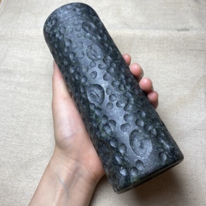 天然药王石磨砂水杯强磁茶杯养生保健杯子净化水质玉杯送长辈礼物