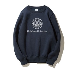 犹他州立大学 卫衣USU圆领卫衣套头秋冬季加绒加厚长袖班服包邮