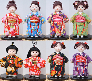 日式工艺日本市松人形五月人形人偶艺妓娃娃节日创意礼品装饰摆件