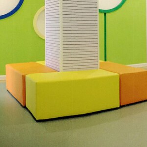 早教软包沙发包柱子