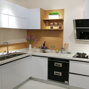 0046人付款淘宝橱柜门定做晶钢门定制灶台门整体厨房橱柜门定制柜门