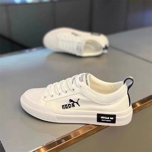 香港代购 正品同款supreme潮牌帆布鞋小白鞋男鞋透气休闲鞋运动鞋