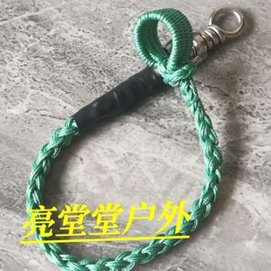 鸡媒子脚绳头遛鸡脚绳手工编织地桩脚绳20-30长3条包邮放飞绳地插