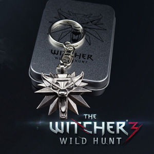 狼学派徽章巫师三jinx项链猎魔人巫师3挂坠狼头吊坠周边挂件游戏