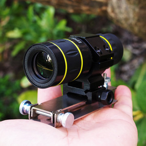 击狙枪倍镜光学瞄准镜战术望远镜带十字可调节单筒光学高清10倍镜