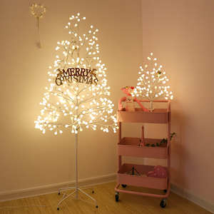 LED圣诞树发光装饰品INS少女心网红房间场景布置森系树灯橱窗彩灯