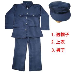 中山装男款民国农民赵本山同款50年代服装老款演出服老怀旧服装