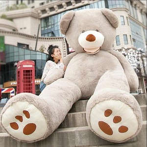 巨型布娃娃3米2大熊超大号公仔毛绒玩具泰迪熊猫玩偶睡觉抱抱熊女