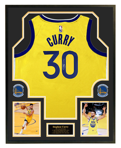 库里亲笔签名球衣 勇士宣告62分款 含证书 裱框_阿里巴巴找货神器