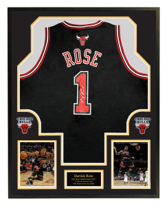 朱满江淘宝nba公牛队德里克罗斯 derrick rose 亲笔签名球衣