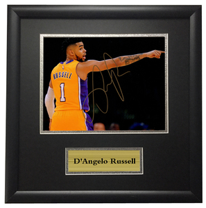 德安吉洛拉塞尔 亲笔签名 照片 含sa证书 裱框