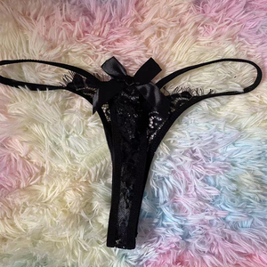 钉子内裤女欧美舞动丁字裤女火辣情调性感蕾丝带女士新款2021