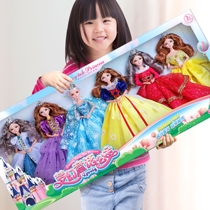 小女孩生日礼物3岁儿童玩具4彤乐芭比5洋娃娃6公主7白雪8爱莎女童