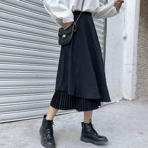 黑色半身裙百褶裙-淘宝拼多多热销黑色半身裙百褶裙货源拿货