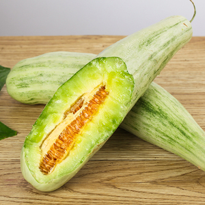 山东脆甜水果牛角蜜瓜整箱小香瓜新鲜绿宝甜瓜羊角蜜甜瓜
