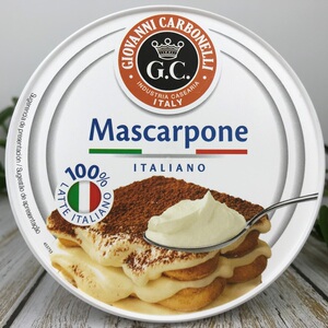 意大利 mascarpone辛尼琪马斯卡普尼干酪500g马斯卡彭芝士白干酪