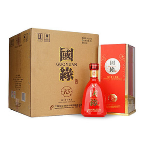 原厂真品 新款国缘k5整箱装4瓶 浓香型高端白酒婚宴商务今世缘酒