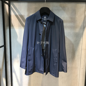 依文evedeuomo正品男装春夏中长款风衣商务休闲夹克上衣专柜2380