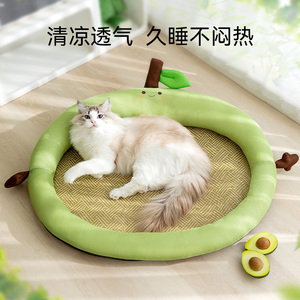 猫垫子宠物夏天垫子睡觉用夏季猫窝猫咪狗狗凉席冰垫降温地垫专用