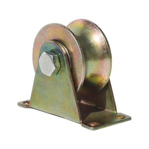 大型滑轨铁轨道移门型轨道吊滑轮防滑轨道车轮子省力上轮轨道滑轮