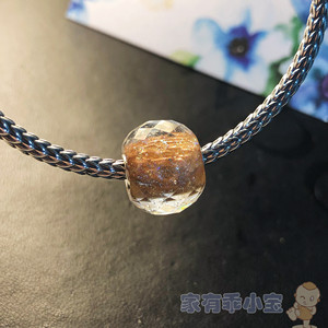 荷兰elfbeads绝版梦想金洒星空版绝美切面大琉璃 适合潘多拉