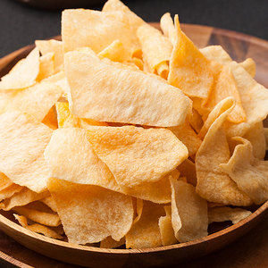 襄梦手工山药脆片50g歪山药薄片薯片好吃的整箱散装咪零食休闲