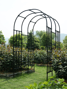 拱门花架植物爬藤架户外庭院牢固拱形支架铁线莲葡萄月季欧式