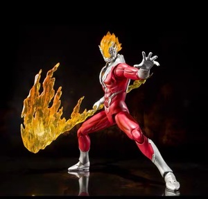 万代ultra-act 奥特曼 红莲 火焰 火焰人 火焰战士可动人偶玩具