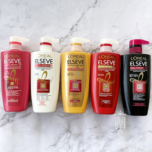 泰国loreal elseve洗发水精油润养防脱防断顺滑去屑修护止痒450m
