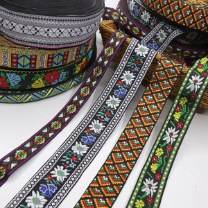 宽的民族风苗族傣族服装装饰辅料手工diy舞台演出服包边织带加宽