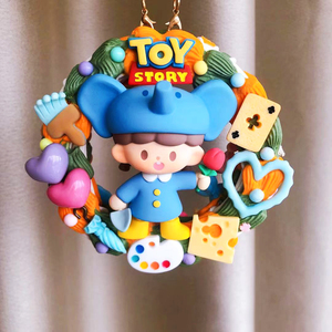 卓大王汽车挂件奶油胶定制车内装饰品挂饰女神款diy可爱车挂手工