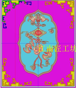 精雕图jdp灰度图bmp电脑浮雕图 2104蝙蝠 书柜大门拼合