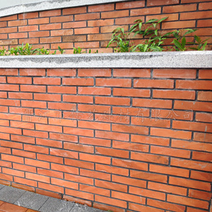 正品闽南红砖公园景观仿古砖块庭院围墙清水砖手工光滑面免粉刷