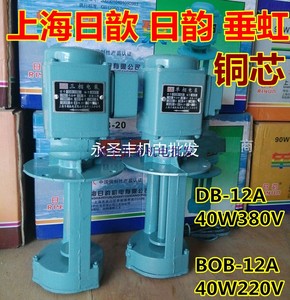 日歆韵DB-12A三相机床泵40W单相电泵机床油泵冷却循环水泵DOB-12A