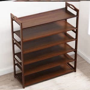 竹子鞋架大容量多层超大入户门外走廊用鞋架子家用进门口好看结实